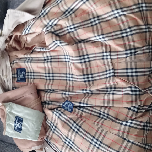 💎VTG Burberry💎 - Men's Classic Trench Coat w/Removeable Wool/Camel Hair Lining - Picture 2 of 16